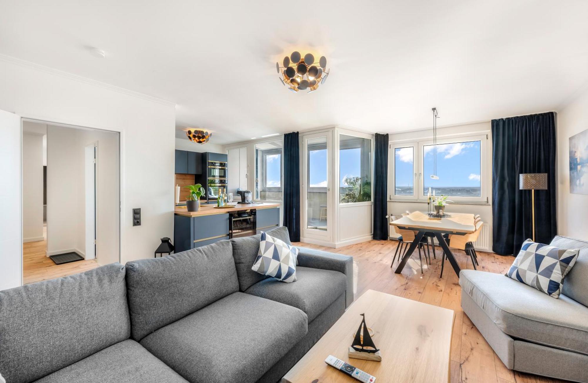 Exklusives Apartment Sunrise Mit Whirlpool, Pool Und Sauna Μπρέμερχαφεν Εξωτερικό φωτογραφία